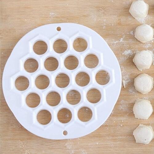19 Holes Dumpling Mould Tools Dumplings Maker Ravioli Plastic Mold Pelmeni Dumplings Kitchen DIY Tools Make Pastry Dumpling