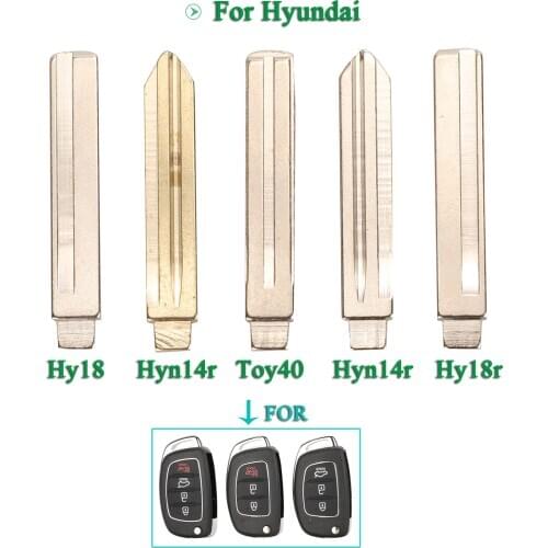 Bilchave For Mistra Hyundai Elantra Accent Ix35 IX45 I30 Solaris Tucson I20 Santa Fe FOB Flip Remote Car Key Uncut Blade