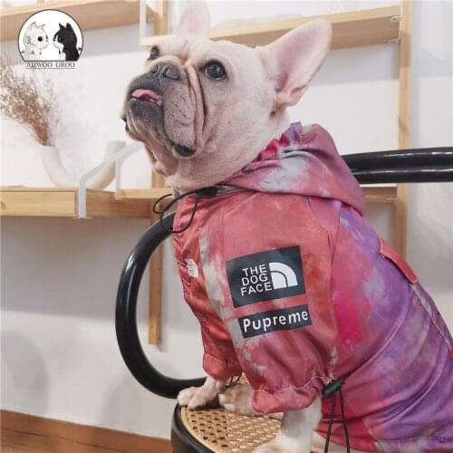 Jacket for Small Dog Pet Dog Clothes Costume Sweatshirts Clothing Puppy Hoodies Warm Windproof Waterproof Coat French Bulldog