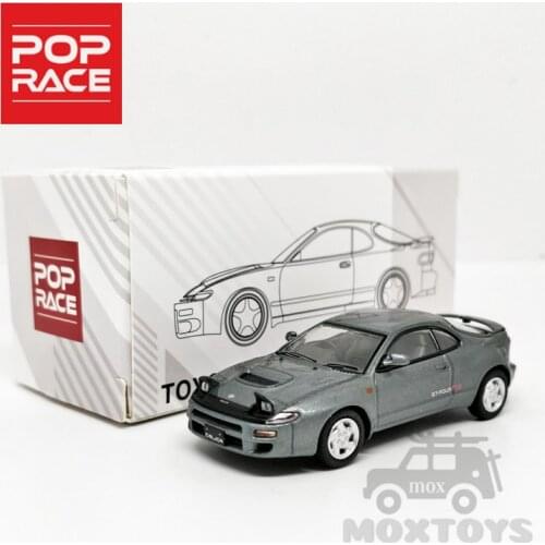 Pop Race 1:64 Toyota Celica GT-Four ST185 Grey Diecast Model Car