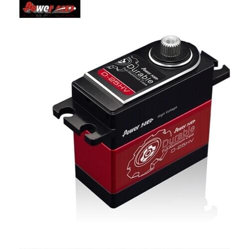 POWER HD D-25HV High Voltage Digital Servo CNC Shell For Rc Car Rc Robot Rc Drone fit for FUTABA JR SAVOX