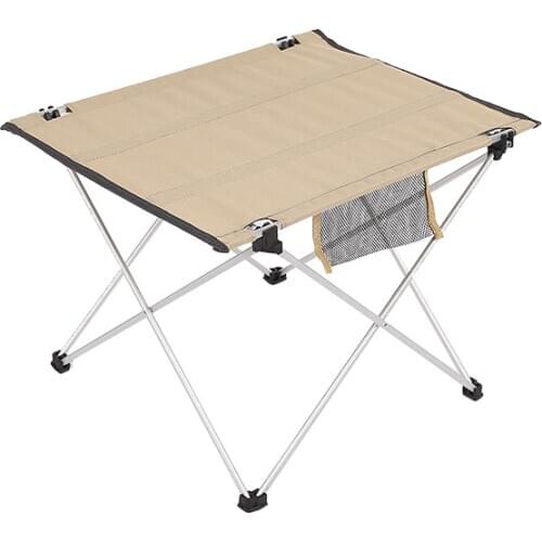 Portable Camping Foldable Table Outdoor Furniture Computer Bed Tables Picnic Aluminium Alloy Ultra Light Folding Desk for BBQ
