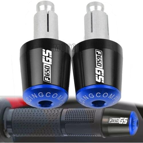 CNC Aluminum Handle Grips Cap Motorcycle Hand Bar End Handlebar For BMW F650GS F 650 GS 2008 2009 2010 2011 2012 2013 2014 2015