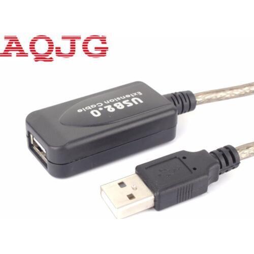 20M/15M/10M/5M USB2.0 Male to Female Active Repeater Extension Extender Cable Cord M/F AQJG