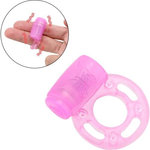 Vibrating Cock Ring Delay Ejaculation Penis Ring Silicone Clit Stimulator Masturbator Sex Toys for Men Couple Vibrator
