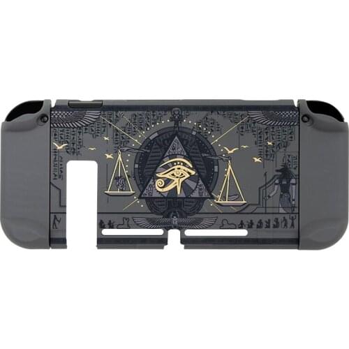 Egyptian Theme Game Console Protective Case for Nintendo Switch, Frosted Anti-Drop Hard Shell