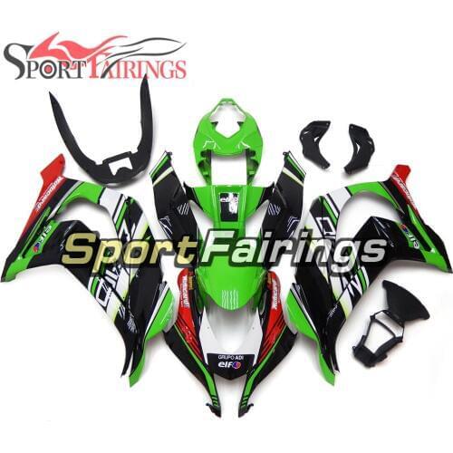 Green Black Fairings for ZX10R ZX10 R 2016 2017 16 17 ABS Plastic Injection Motorcycle Fittings Bodywork Body Kit New