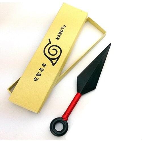 Anime Badge Kunai Japanese Ninja Cosplay Weapon Props Namikaze Accessory Toy kids toys Toys Collections Gift with box