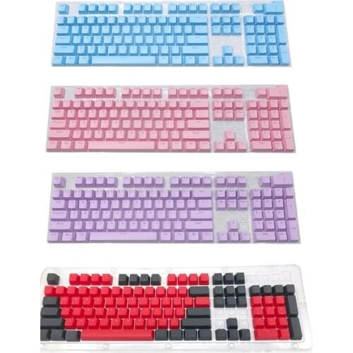 104Keys ABS Plastic Esports Gaming Mechanical Keycap Caps for Gaming Mechanical Keyboards Keycap Replacement D10 20 Dropship