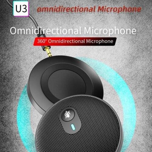 28EA Voice Chat USB Omni-directional Condenser Microphone Mic for Meeting Business Conference Computer Laptop PC