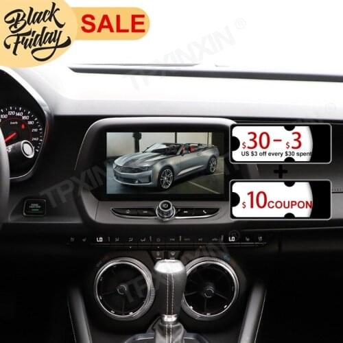 6G+128G PX6 Android 10.0 Carplay For Chevrolet Camaro 2015-2020 Multimedia Player Auto Radio Tape Recorder GPS Navi Head Unit