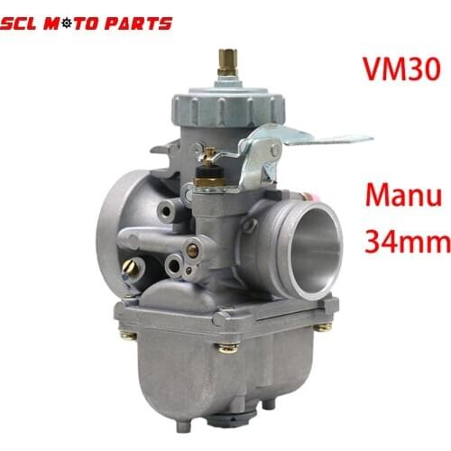 ALconstar-Carburetor For VM30 34mm Carburetor Manu Carb Motorcycle ATV UTV Replacement 125cc 150cc 200cc Professional Universal