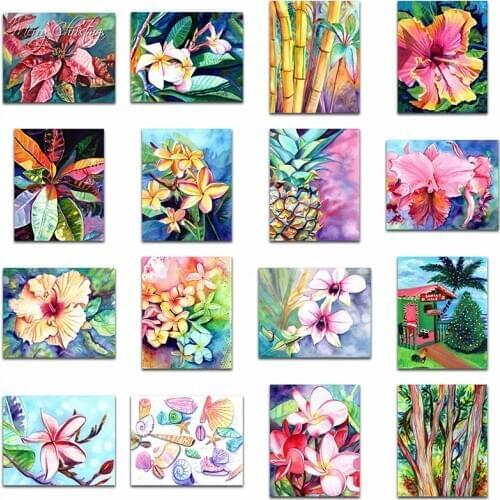 5D DIY Diamond painting Scenic Full Round Diamond embroidery Cross stitch Flower Bird Full Square Diamond mosaic Tree