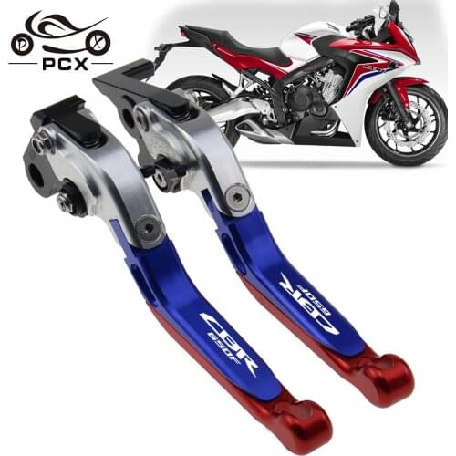 For HONDA CBR 650F CBR650F 2014 2015 2016 2017 Motorcycle Accessories CNC Aluminum Folding Extendable Brake Clutch Lever