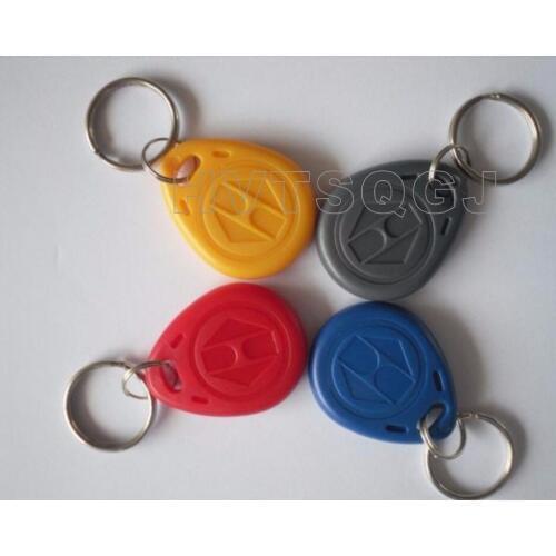 50pcs Free shipping IOS1443A 13.56MHz nfc 216 chip waterproof ABS plastic RFID contactless keyfob