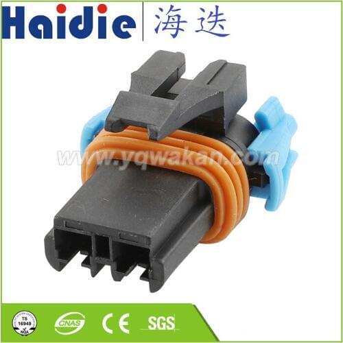 Free shipping 5sets 2pin auto plastic waterproof connector plug cable wiring connector HD025WA-2.8-21