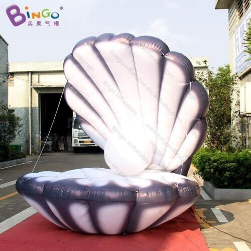 Customized 3m dia. big inflatable seashell balloon 10 feet giant seashell inflatables for decoration toys