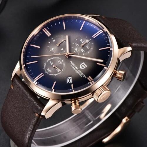 Pagani Design New Mens Quartz Watch Mens Mechanical Watch Mens Leather Waterproof Clock Mens Luxury Fashion Sports Watches
