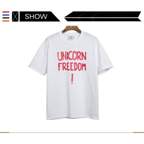 VETEMENTS French Street votements short sleeve T-shirt VTM white print casual loose short sleeve T-shirt