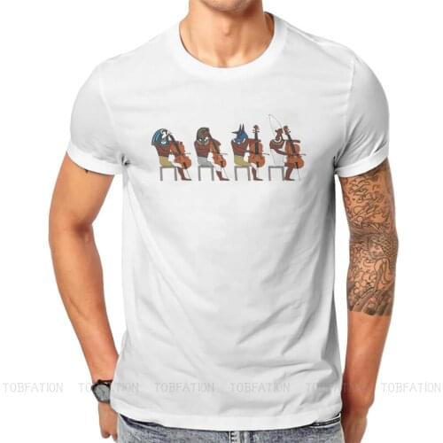 Ancient Egypt 100% Cotton TShirts Cellists Distinctive Homme T Shirt Hipster Tops Size S-6XL