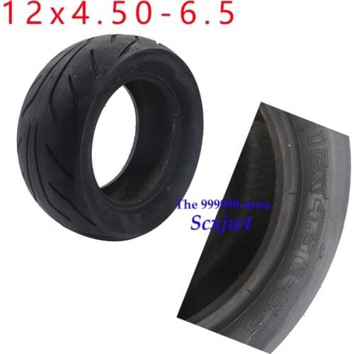 12x4.50-6.5 Tubeless Tires Suitable For Scooter Wear-resistant New Electric Scooter 12*4.50-6.5 Tubeless Tyre Accessories