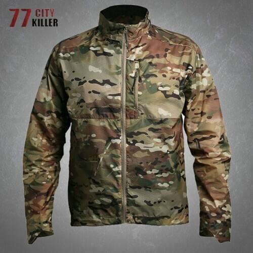Skin Tactical Jackets Men Waterproof Quick Dry Breathable Skin Coats Male Outdoor Sports Sunscreen Military Men Thin Windbreaker
