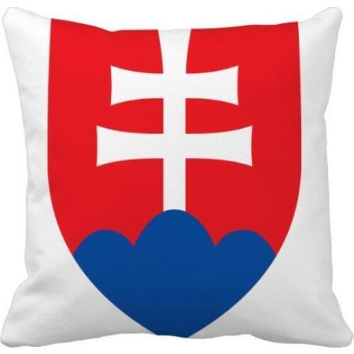 Slovakia Europe National Emblem Throw Pillow Square Cover