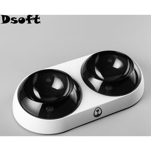 Pet Dog Bowls Puppy Dog Food Bowl Pet Feeder Teddy Food Bowl Portable Pet Food Water Container New Arrivals Double Dog Bowl