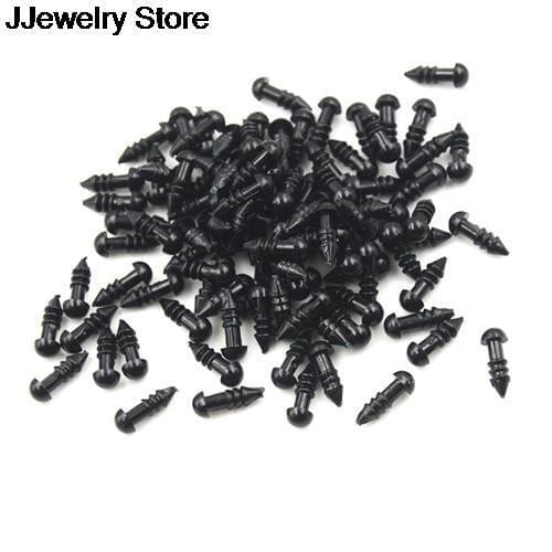 100Pcs/Set 5-7mm Plastic Beads Safety Eye For Teddy Bear Doll For Diy Jewelry Accessories Findings Handmade Craft Making Hot