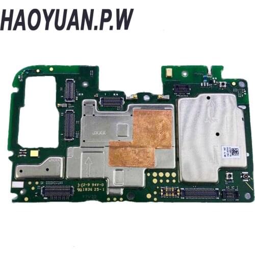 Electronic Panel mainboard Motherboard unlocked with Chips Circuits flex Cable For Huawei Honor 8X JSN-AL00