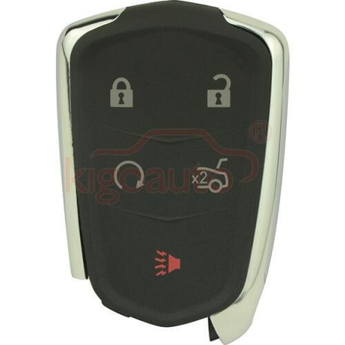 Kigoauto HYQ2AB Remote smart key fob case 5 button for Cadillac CTS SRX ATS DTS STS XTS 2015