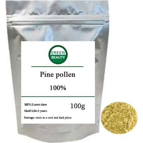 Pollen 100% Cracked Cell Wall Pine Pollen Powder free shipping