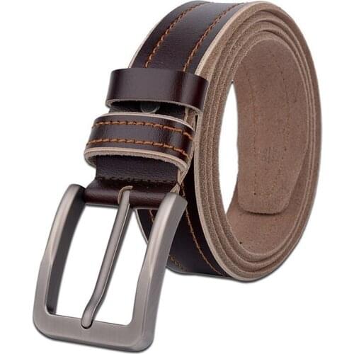 Casual Patchwork Men Belts Trends Trousers QUALITY Cow Genuine Luxury Leather Men Belts Designers Luxury Men Fashion Belt