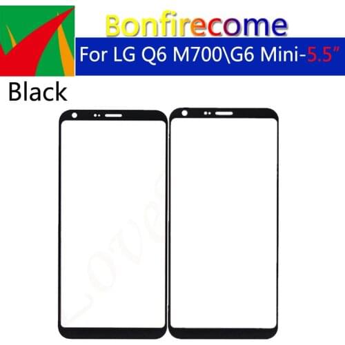 10Pcs\lot Touchscreen For LG Q6 M700A Q6A M700N LCD Front Touch Screen Outer Glass Lens For G6 mini Front Panel Replacement 5.5"