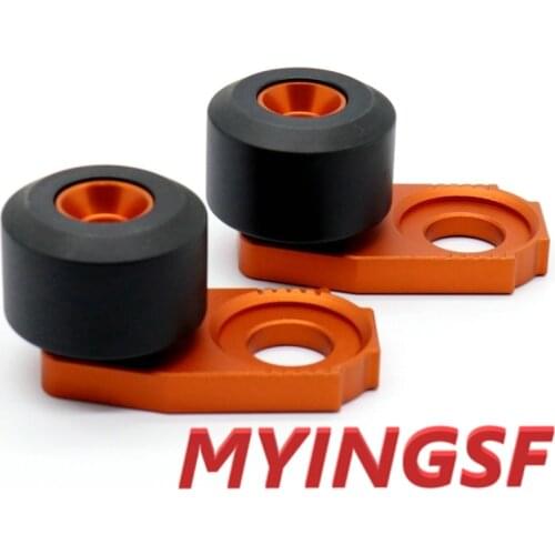 Motorcycle Chain Adjuster Regulator Sliders For KTM EXC 125 200 250 300 380 400 450 520 525 Rear Wheel Protector