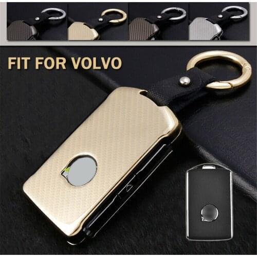 Zinc Alloy Smart Remote Car Key Fob Case Cover Protector For Volvo XC90 XC60 XC40 C30 S60 S90 V90 Accessories Keychain Shell