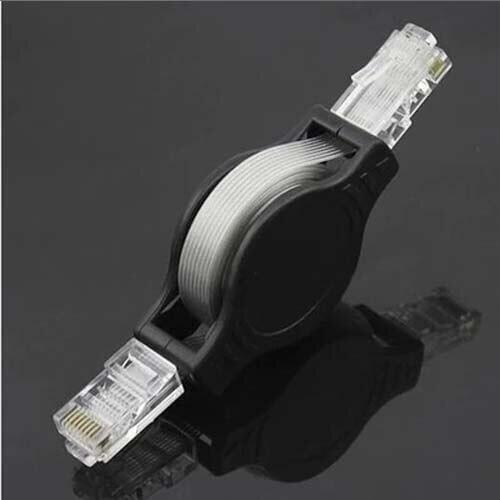 Retractable ETHERNET LAN NETWORK CABLE CAT5 RJ45