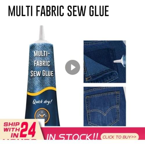 Liquid Glue Instant Fabric Leather Fast Drying Glue Ultra-stick Sew Glue Kit Secure Stitch Liquid Sewing Supplies Universal Glue