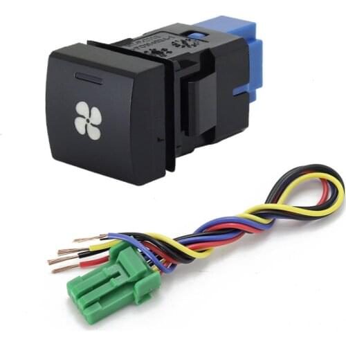 1PC Rearview mirror folding After Fog Light Driving recorder radar Front Fog Light Switch Button For Toyota Camry 18-19