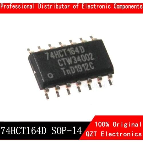10pcs/lot 74HCT164 SOP14 74HCT164D SOP-14 SN74HCT164DR SOP 74HCT164DR SOIC14 HCT164 SOIC-14 SMD new and original IC Chipset