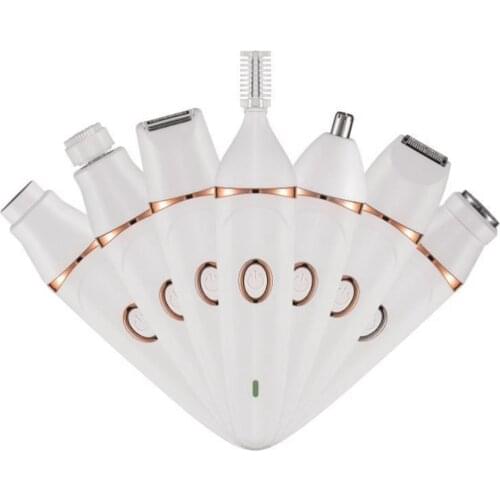 7 in 1 Multifunction Electric Lady Shaver Clipper Nose Ear Hair Trimmer For Women Eyebrow Trimmer Face Leg Bikini Epilator Razor