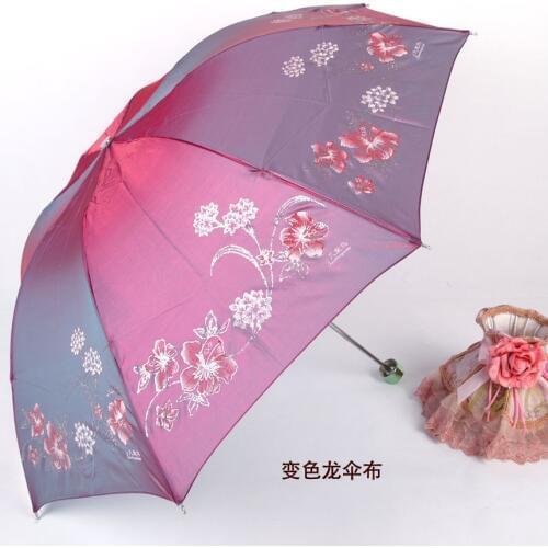 Aurora color flash ttn306 sun umbrella UV umbrella folded umbrella advertising umbrella