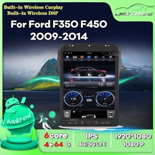 PX6 Android Car Radio For Ford F350 F450 2009 2010 2011-2014 GPS Navigation DVD Multimedia Player Stereo Receiver Head Unit
