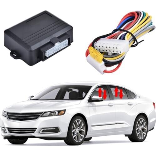 SPEEDWOW Universal Power Window Roll Up Closer For 4 Doors Car Protector Auto Remotely Close Windows Car Alarm Systems