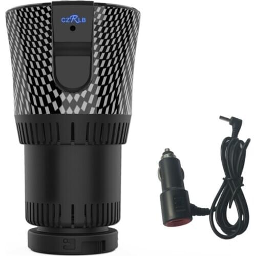 Intelligent Car Heating Cooling Cup 12V 2 IN 1 Auto Warmer Cooler Mug Beverage Drink Holder Universal Automobile Cup Mount