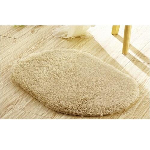 South And North Pole Velvet Oval Lamb Velvet Carpet Living Room Carpet Bedroom Bedside Coffee Table Mat In Stock
