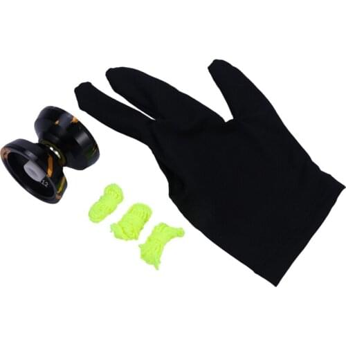 BEBOOYOYO Metal Yoyo Professional Yoyo Set Yo Yo + Glove N12 Yo-Yo Metal Yoyo Classic Toys Gift Present