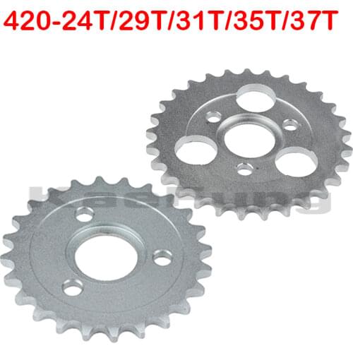 Motorcycle parts Small Monkey Modified 420 # 29 35 37 Teeth Large Chain sprocket gear wheel Plate Wheel Discs