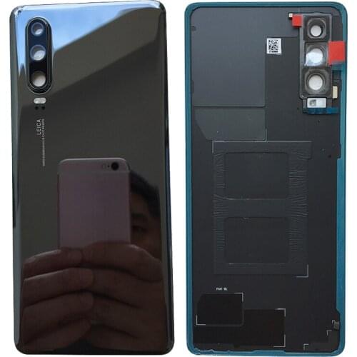 For Huawei P30 New Rear Housing Door Battery Cover Back Case With Logo+Camera Lens High Quality Replacement Part