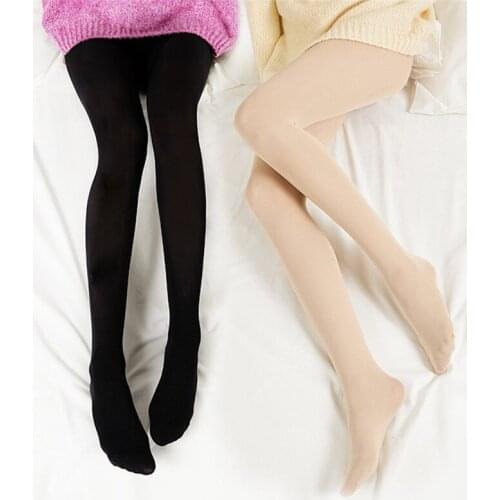 DOIAESKV 80D Sexy Women Tight 120D Warm Autumn Winter Women Pantyhose Velvet Tight High Elastic Stocking Anti-hook Female Girl